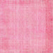 Sideview of Machine Washable Contemporary Dark Hot Pink Rug, wshcon1318