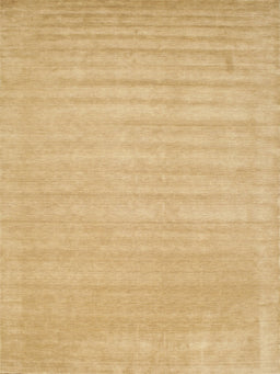 Contemporary Yellow Solid Rug, con131