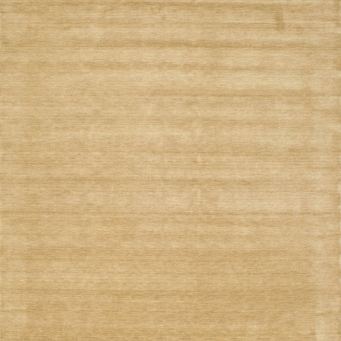 Contemporary Yellow Solid Rug, con131