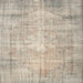 Square Contemporary Desert Sand Beige Modern Rug, con1320