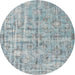 Square Machine Washable Contemporary Light Slate Gray Rug, wshcon1323