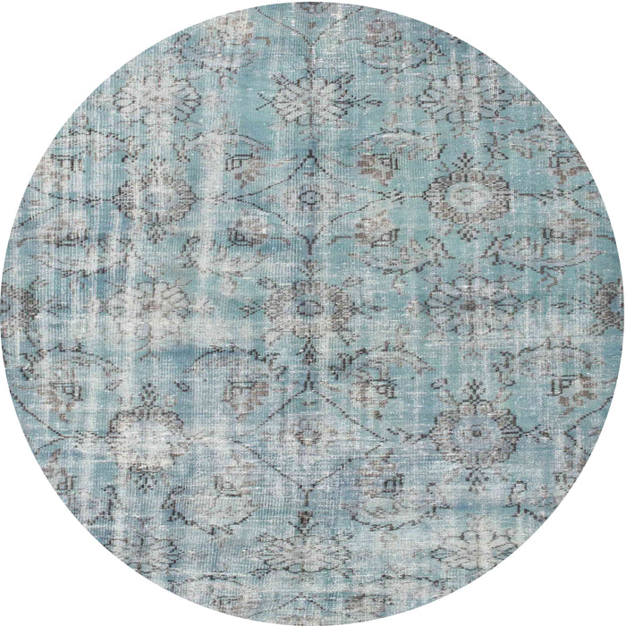 Sideview of Contemporary Light Slate Gray Modern Rug, con1323