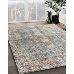 Machine Washable Contemporary Khaki Green Rug in a Family Room, wshcon1324
