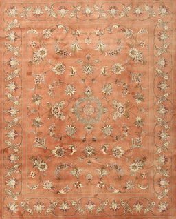Contemporary Orange Modern Rug, con1325