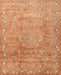 Contemporary Orange Modern Rug, con1325