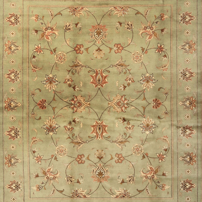 Machine Washable Contemporary Metallic Gold Rug, wshcon1326