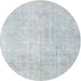 Sideview of Contemporary Dark Gray Modern Rug, con1328