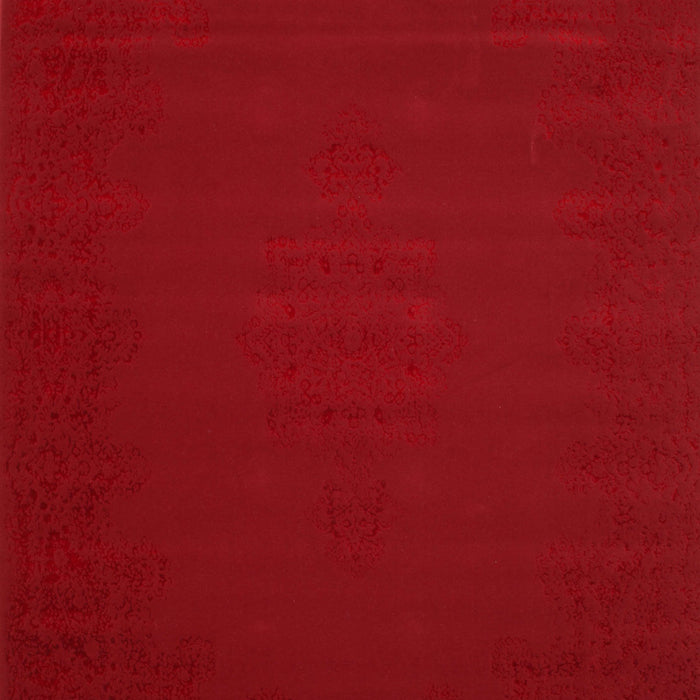 Machine Washable Contemporary Red Rug, wshcon132