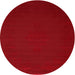 Sideview of Contemporary Red Modern Rug, con132