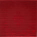 Square Contemporary Red Modern Rug, con132