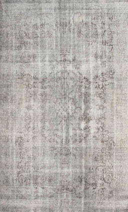 Contemporary Pale Silver Gray Modern Rug, con1330