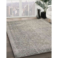 Contemporary Sage Green Modern Rug, con1331