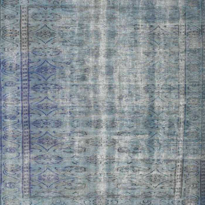 Sideview of Machine Washable Contemporary Blue Gray Rug, wshcon1332