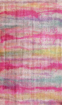 Machine Washable Contemporary Dark Pink Rug, wshcon1333