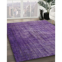 Contemporary Bright Purple Persian Rug, con1334