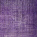 Sideview of Machine Washable Contemporary Bright Grape Purple Rug, wshcon1334