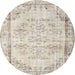 Sideview of Contemporary Camel Brown Modern Rug, con1335