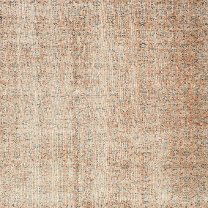 Sideview of Machine Washable Contemporary Deep Peach Orange Rug, wshcon1337