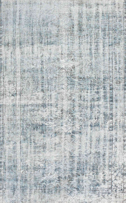 Machine Washable Contemporary Dark Gray Rug, wshcon1339