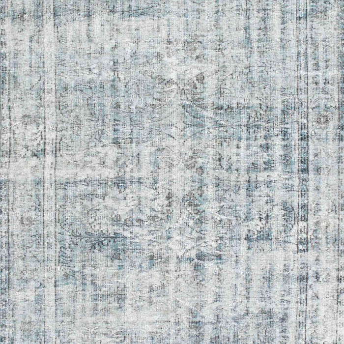 Machine Washable Contemporary Dark Gray Rug, wshcon1339