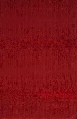 Machine Washable Contemporary Red Rug, wshcon133