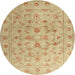 Sideview of Contemporary Bronze Brown Modern Rug, con1340