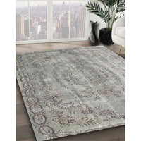 Contemporary Granite Gray Modern Rug, con1342