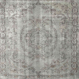 Sideview of Machine Washable Contemporary Granite Gray Rug, wshcon1342