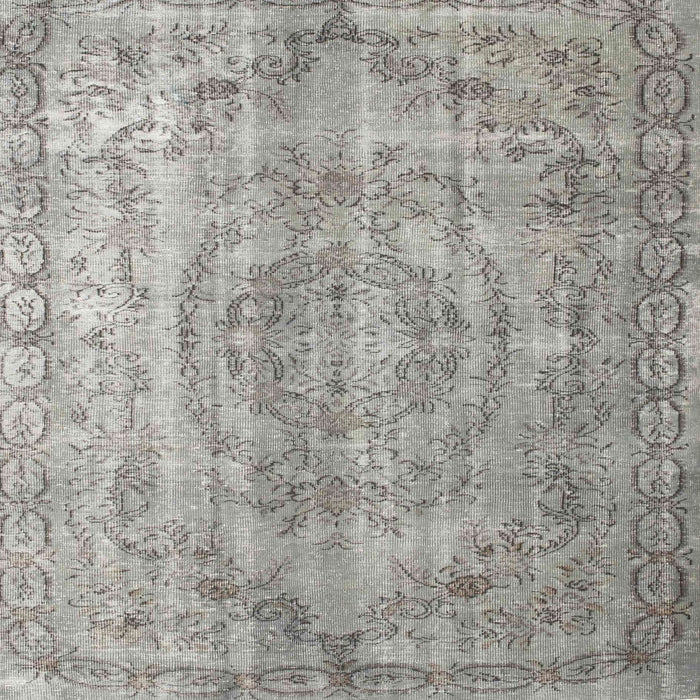 Sideview of Machine Washable Contemporary Granite Gray Rug, wshcon1342