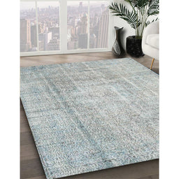 Machine Washable Contemporary Light Gray Rug in a Family Room, wshcon1343
