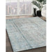 Machine Washable Contemporary Light Gray Rug in a Family Room, wshcon1343