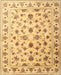 Contemporary Chrome Gold Yellow Persian Rug, con1344