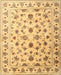 Machine Washable Contemporary Chrome Gold Yellow Rug, wshcon1344