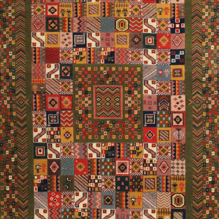 Contemporary Saffron Red Modern Rug, con1345