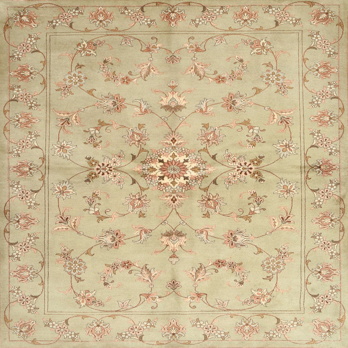 Sideview of Machine Washable Contemporary Brown Gold Rug, wshcon1347