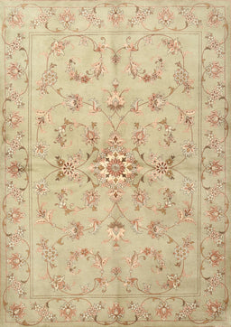 Contemporary Brown Gold Modern Rug, con1347