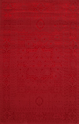 Contemporary Red Modern Rug, con134