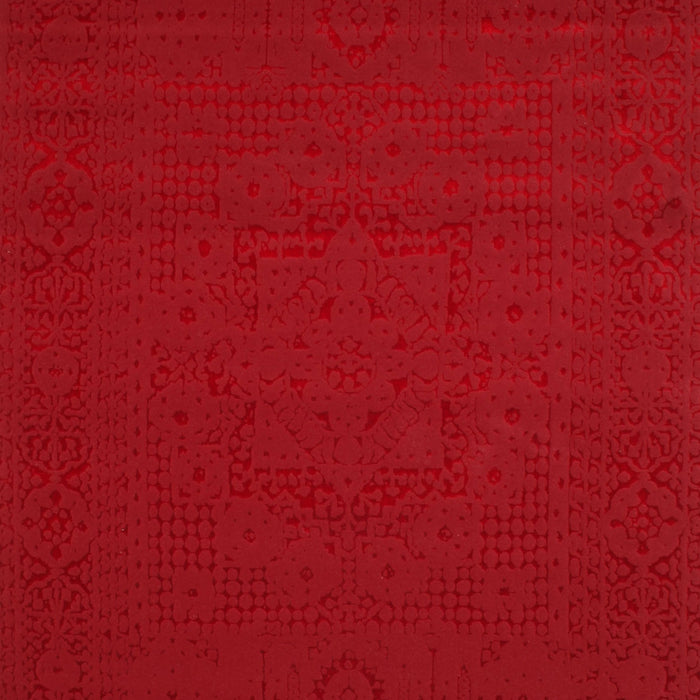 Machine Washable Contemporary Red Rug, wshcon134