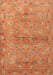 Machine Washable Contemporary Orange Rug, wshcon1351