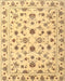 Machine Washable Contemporary Gold Rug, wshcon1352