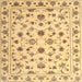 Sideview of Machine Washable Contemporary Gold Rug, wshcon1352