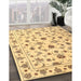 Contemporary Gold Persian Rug in Family Room, con1352