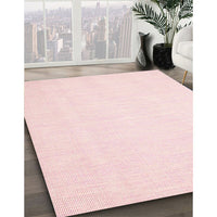 Contemporary Pink Modern Rug, con1355