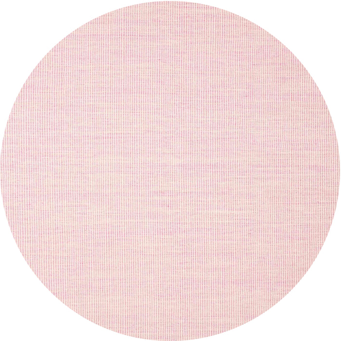Square Machine Washable Contemporary Baby Pink Rug, wshcon1355