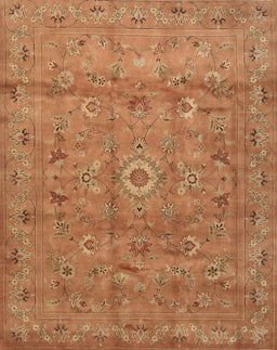Contemporary Orange Modern Rug, con1356