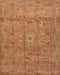 Contemporary Orange Modern Rug, con1356