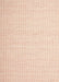 Machine Washable Contemporary Light Salmon Rose Pink Rug, wshcon1358