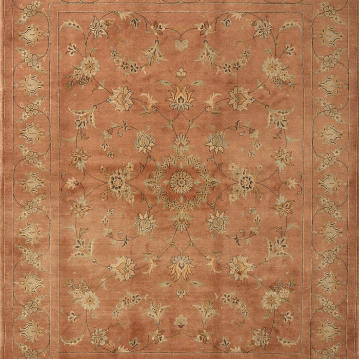 Contemporary Orange Modern Rug, con1359