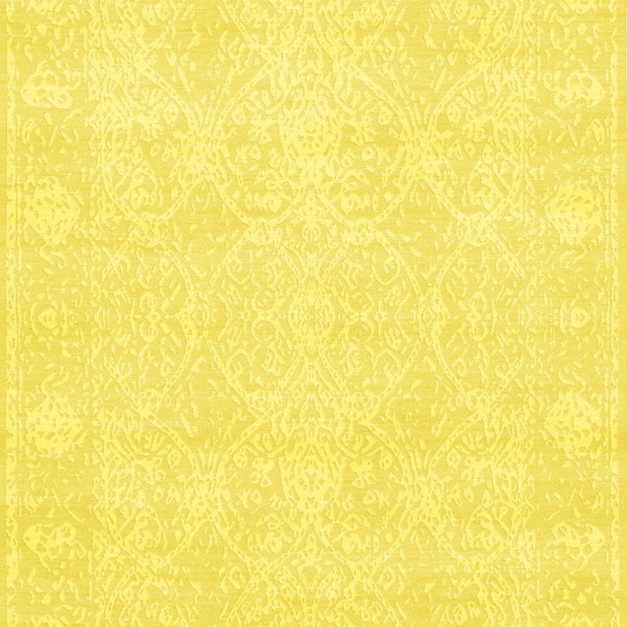 Contemporary Yellow Modern Rug, con135