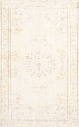 Contemporary Blonde Beige Modern Rug, con1368